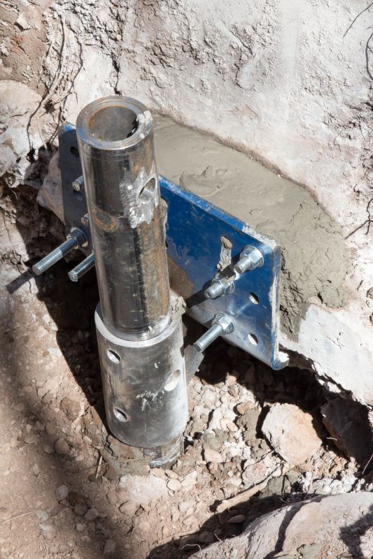 Helical Piers Installation