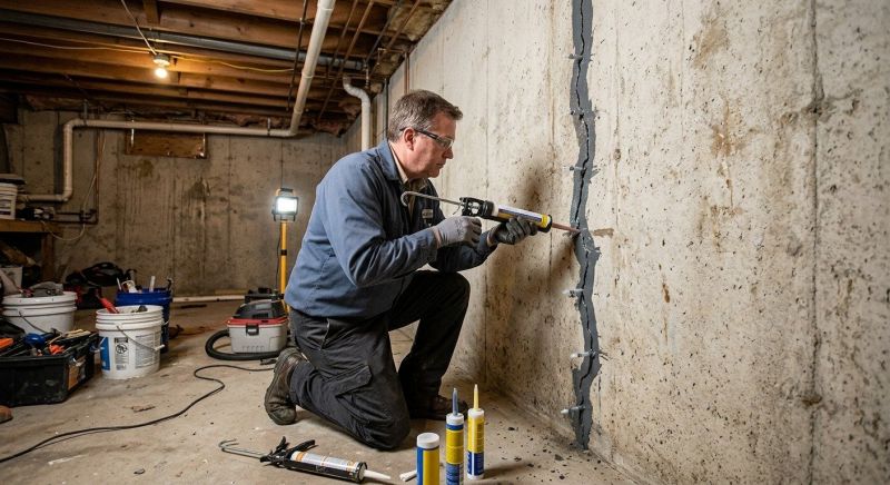 Basement Crack Repair in North Brunswick, NJ