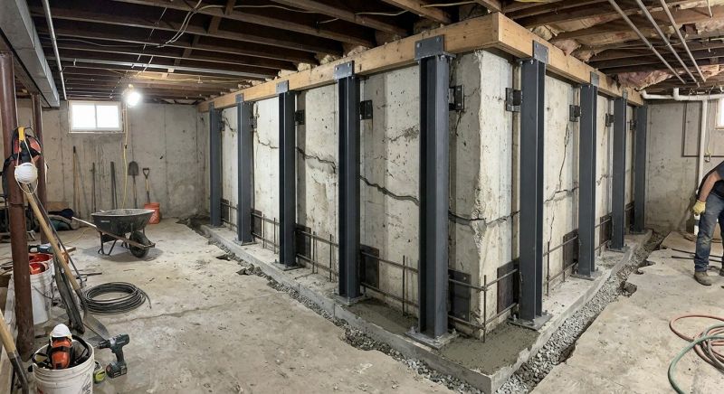 Basement Stabilization in North Brunswick, NJ