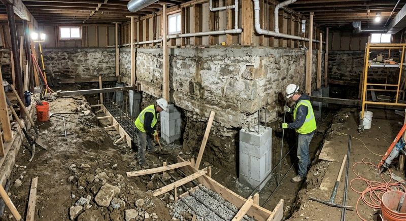 Basement Underpinning in North Brunswick, NJ