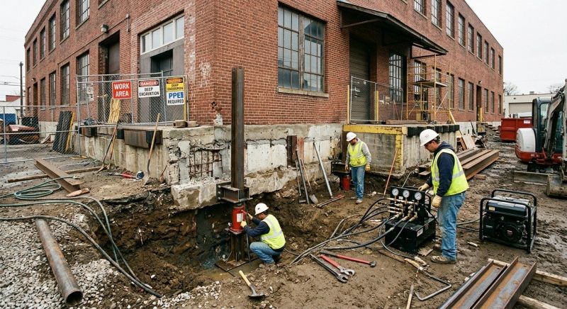 Building Foundation Repair in Englishtown, NJ