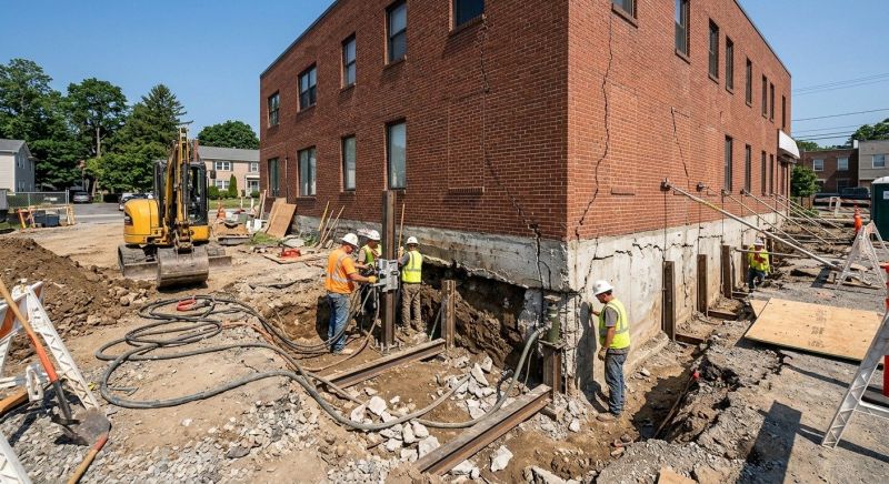 Building Foundation Repair in Irvington, NJ