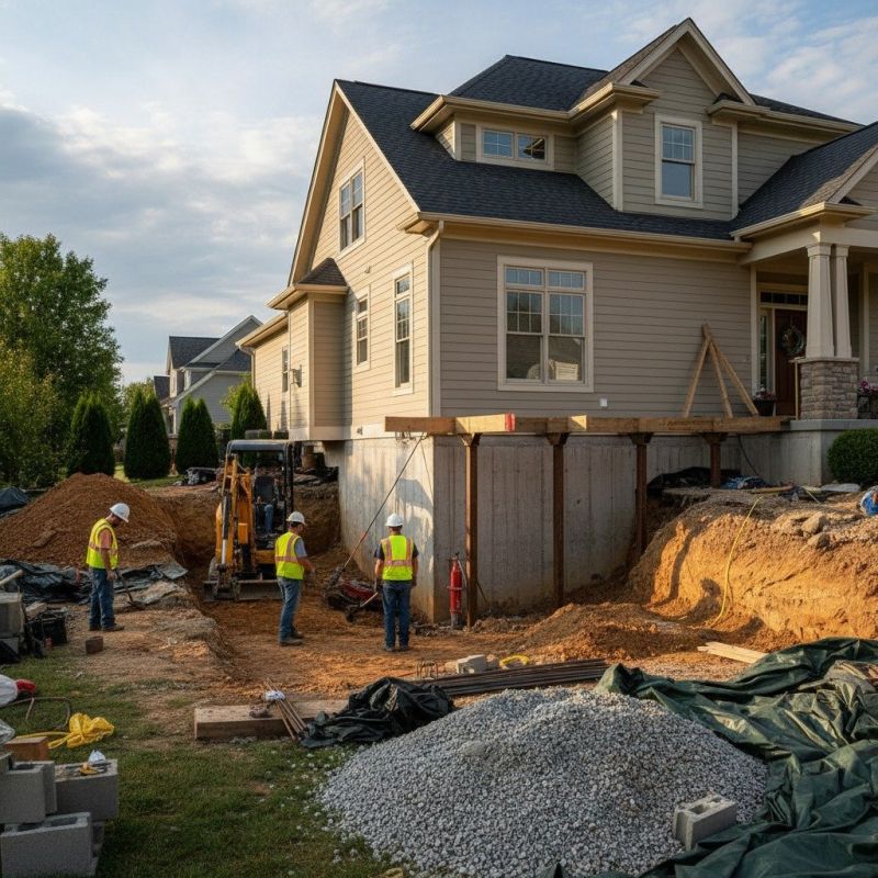 Building Foundation Repair in Morrisville, PA