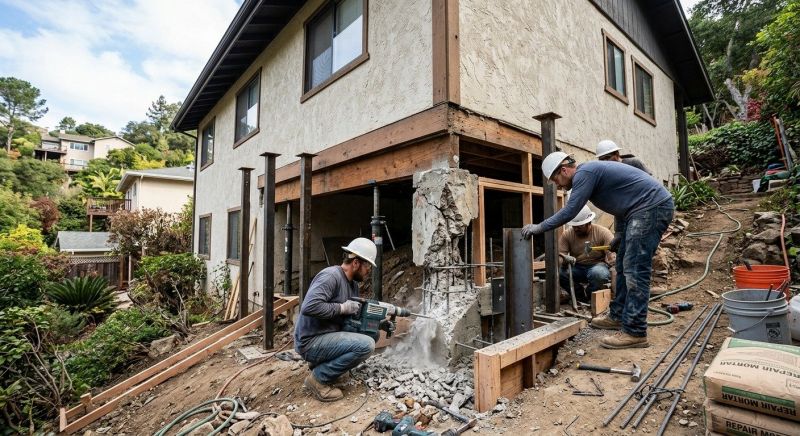 Concrete Foundation Repair in Hazlet, NJ