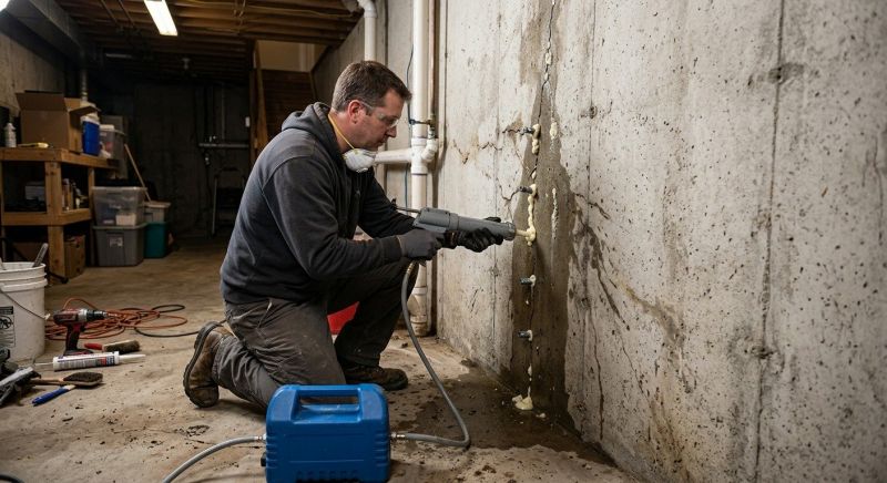 Cracked Foundation Repair in South Amboy, NJ