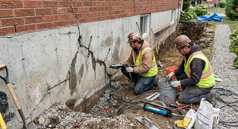 Cracked Foundation Repair in Stirling, NJ