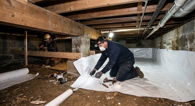Crawl Space Leveling in North Brunswick, NJ