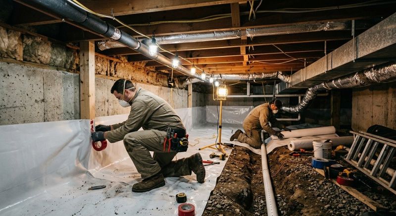 Crawl Space Leveling in North Brunswick, NJ