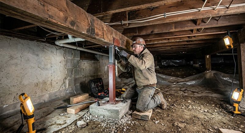 Crawlspace Foundation Repair in Allentown, NJ