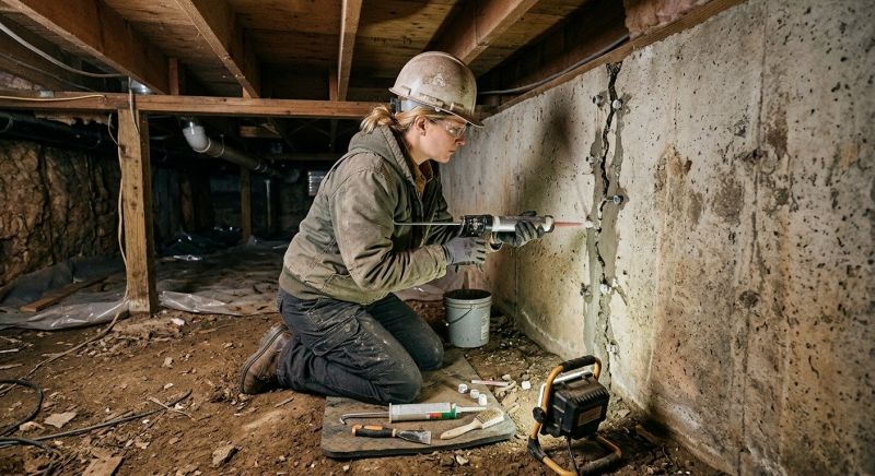 Crawlspace Foundation Repair in Hazlet, NJ