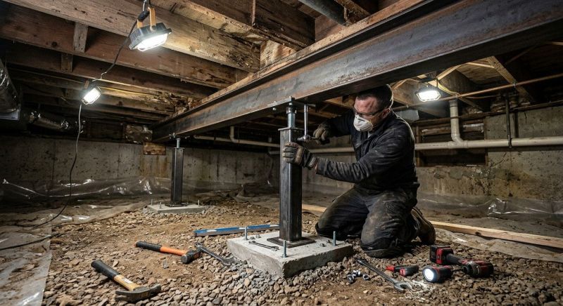 Crawlspace Structural Repair in North Brunswick, NJ