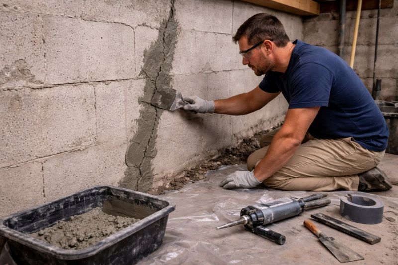 Foundation Crack Repair in East Brunswick, NJ