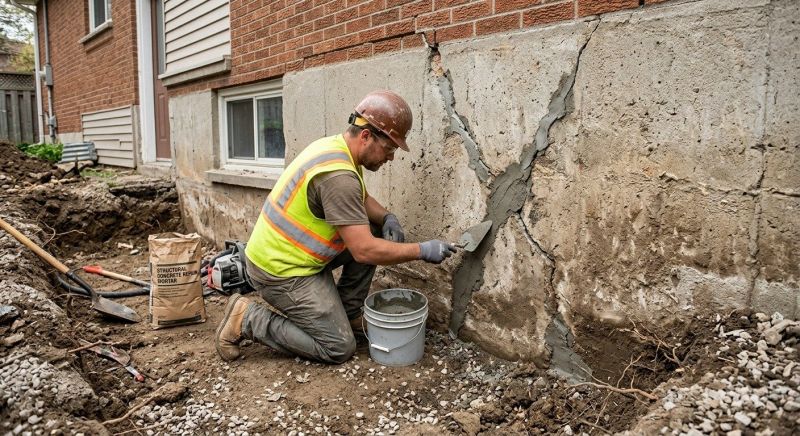 Foundation Crack Repair in Elizabeth, NJ