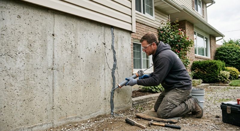 Foundation Crack Sealing in North Brunswick, NJ
