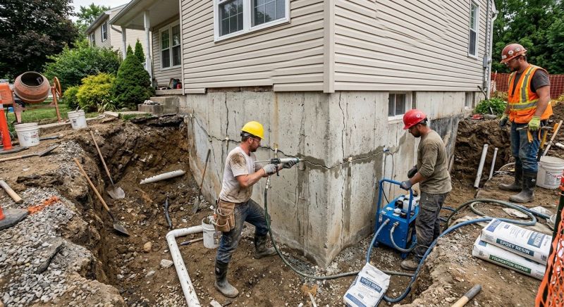 Foundation Damage Repair in Bedminster, NJ