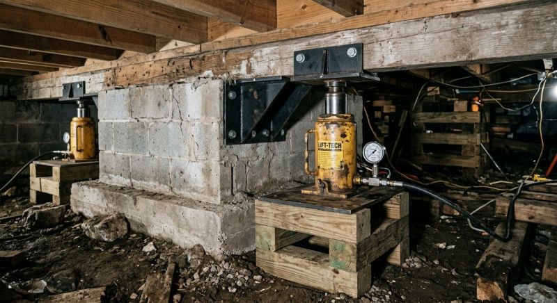 Foundation Jacking in Colts Neck, NJ