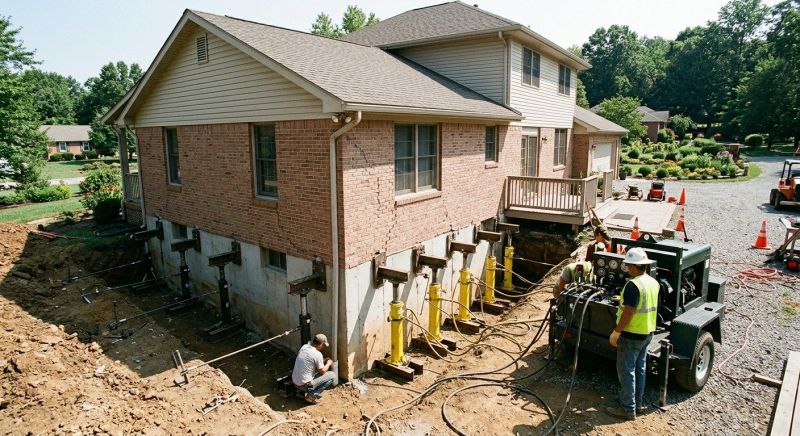 Foundation Jacking in Hunterdon County, NJ