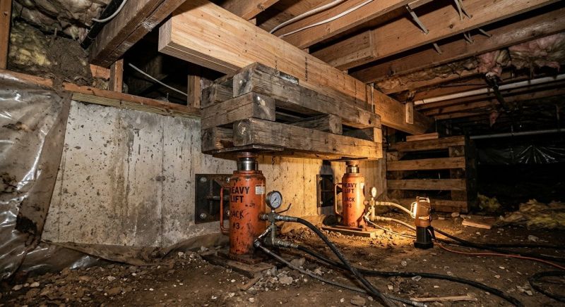 Foundation Jacking in Mercer County, NJ