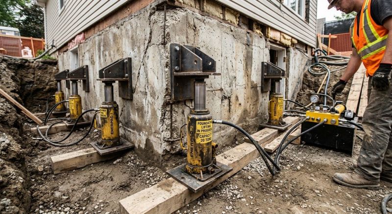 Foundation Jacking in Metuchen, NJ