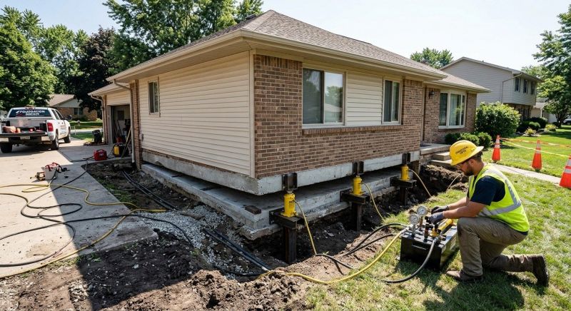 Foundation Lifting in Edison, NJ