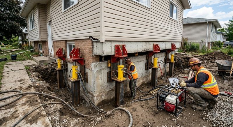 Foundation Lifting in Edison, NJ