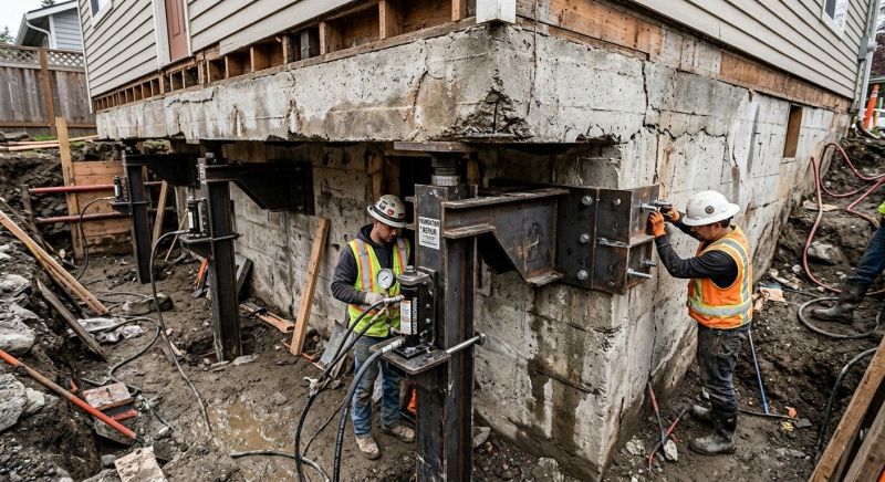 Foundation Lifting in Freehold, NJ