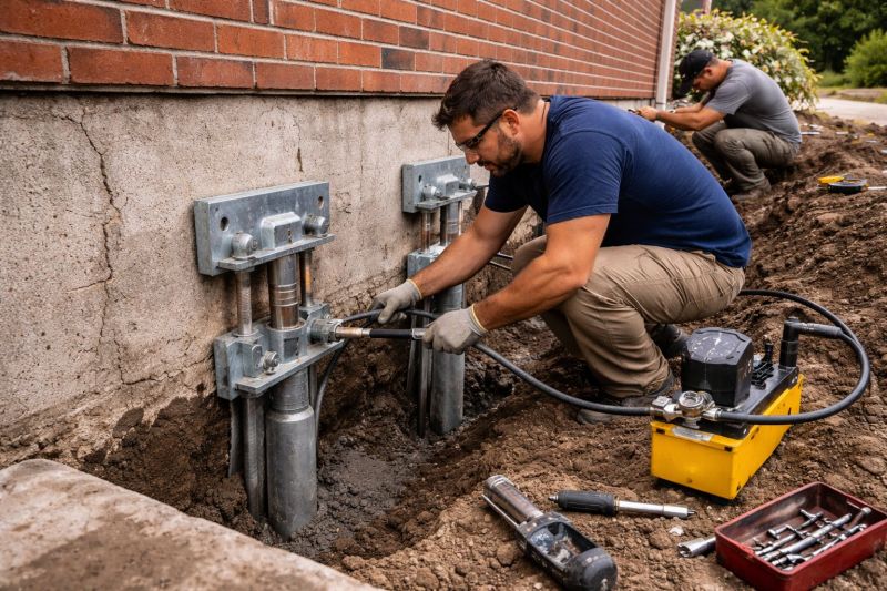 Foundation Pier Repair in North Brunswick, NJ