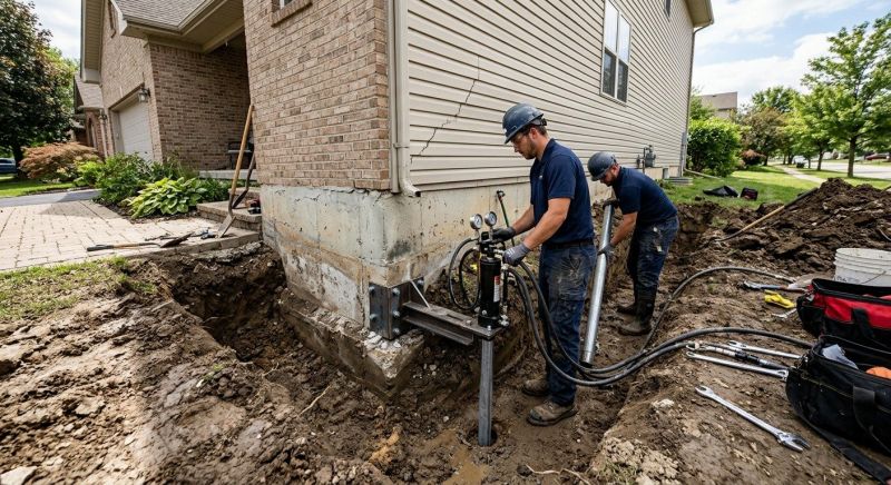 Foundation Settlement Repair in North Brunswick, NJ