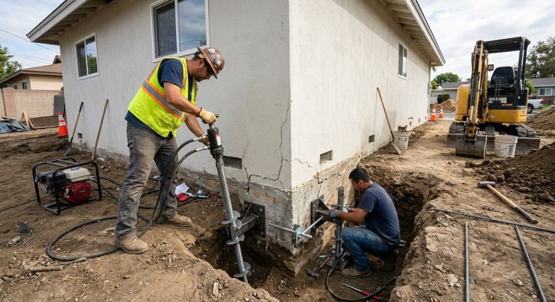 Foundation Stabilizing in Madison, NJ