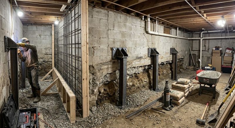 Foundation Stabilizing in Short Hills, NJ