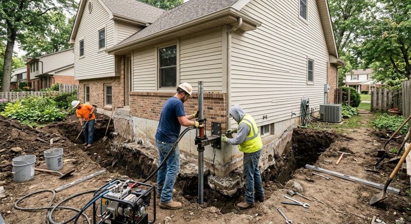 House Foundation Repair in Iselin, NJ