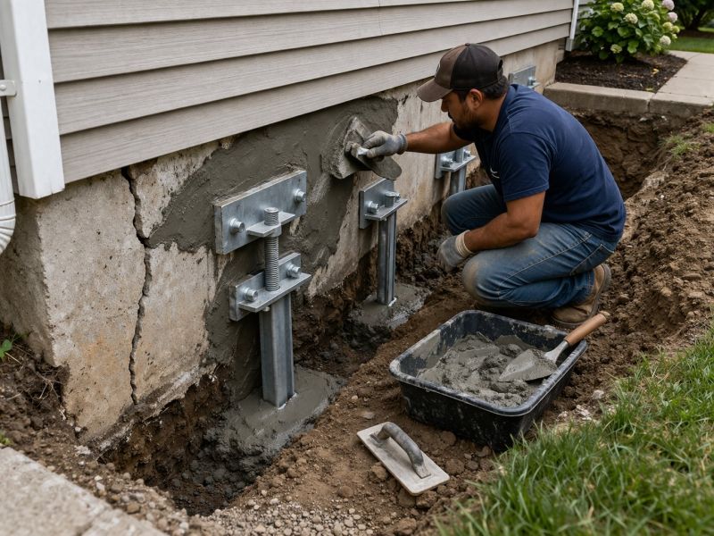 House Foundation Repair in Metuchen, NJ