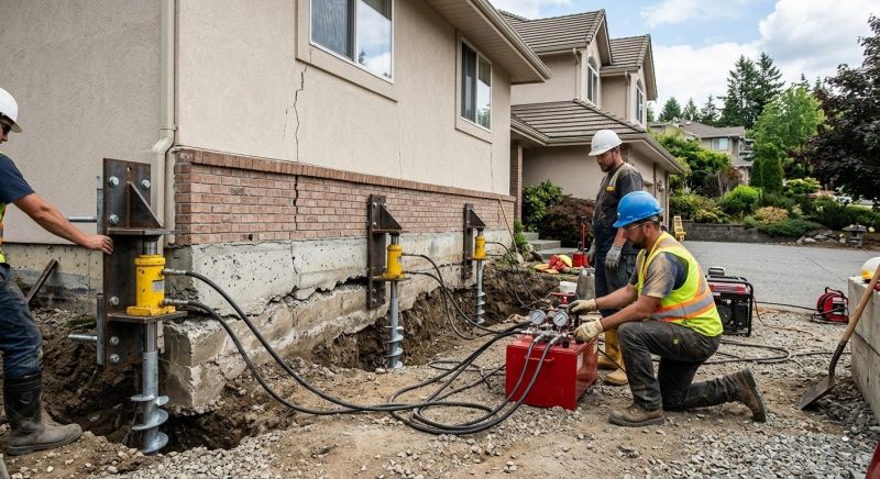 Sinking Foundation Lifting in North Brunswick, NJ