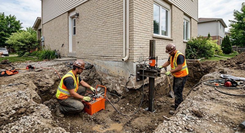 Sinking Foundation Lifting in North Brunswick, NJ