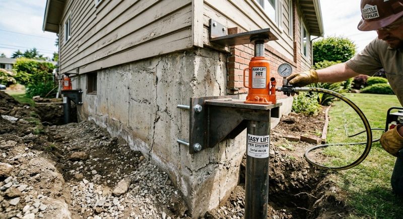Sinking Foundation Lifting in North Brunswick, NJ