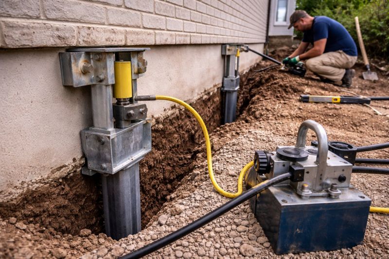 Sinking Foundation Repair in Edison, NJ