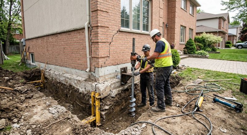 Sinking Foundation Repair in Jackson, NJ