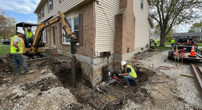 Sinking Foundation Repair in Lawrence Township, NJ
